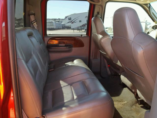 1FTSW31P53EC33478 - 2003 FORD F350 SRW S RED photo 6