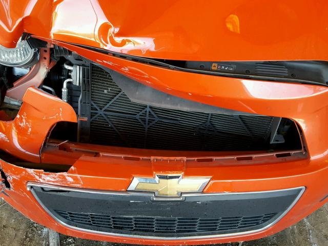 1G1JE5SH2D4106897 - 2013 CHEVROLET SONIC LTZ ORANGE photo 7