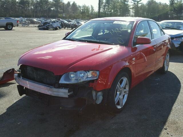 WAUAF78E07A172266 - 2007 AUDI A4 2 RED photo 2