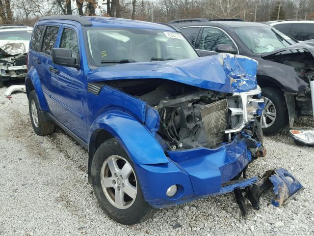 1D8GU28K97W659921 - 2007 DODGE NITRO SXT BLUE photo 1