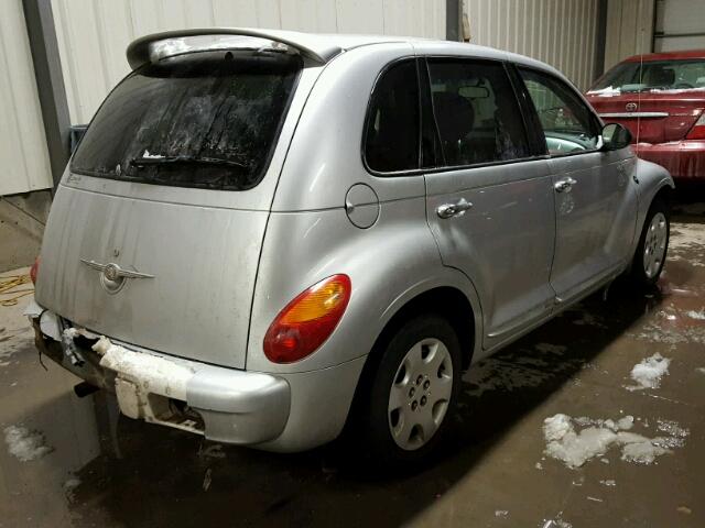 3C4FY48B75T570619 - 2005 CHRYSLER PT CRUISER SILVER photo 4