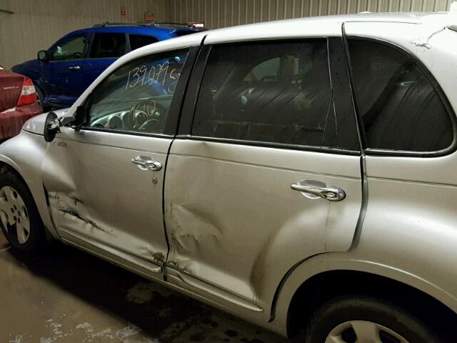 3C4FY48B75T570619 - 2005 CHRYSLER PT CRUISER SILVER photo 9