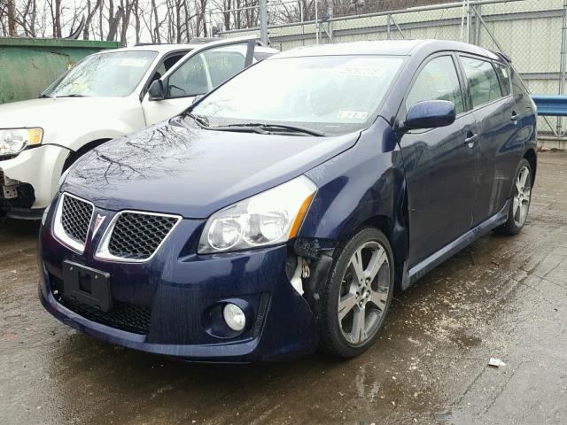 5Y2SR67039Z423302 - 2009 PONTIAC VIBE GT BLUE photo 2