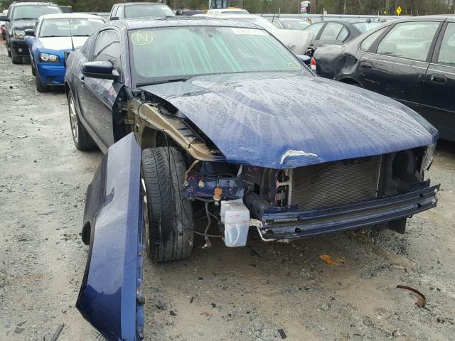 1ZVBP8AN7A5146104 - 2010 FORD MUSTANG BLUE photo 1