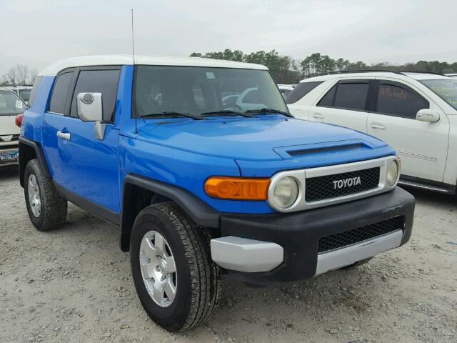 JTEBU11F970037981 - 2007 TOYOTA FJ CRUISER BLUE photo 1