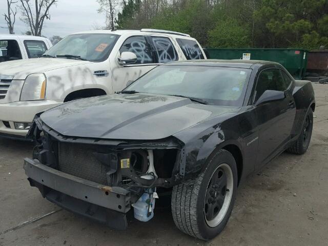 2G1FA1ED1B9175027 - 2011 CHEVROLET CAMARO LS BLACK photo 2