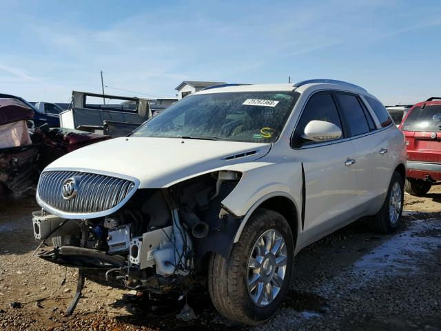 5GAKRBED3BJ350923 - 2011 BUICK ENCLAVE CX WHITE photo 2