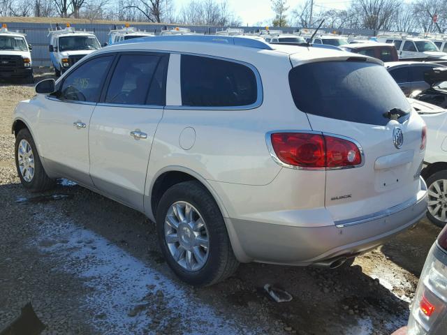 5GAKRBED3BJ350923 - 2011 BUICK ENCLAVE CX WHITE photo 3