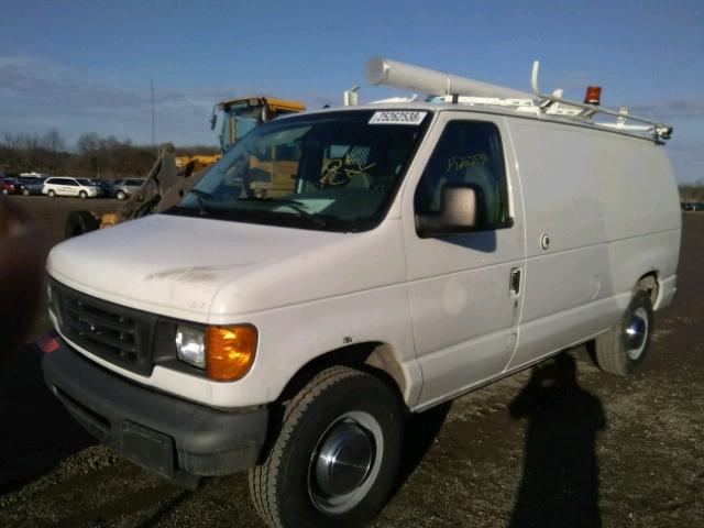 1FTNE24W26HA79036 - 2006 FORD ECONOLINE WHITE photo 2