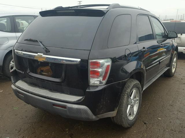 2CNDL63F056037202 - 2005 CHEVROLET EQUINOX LT BLACK photo 4