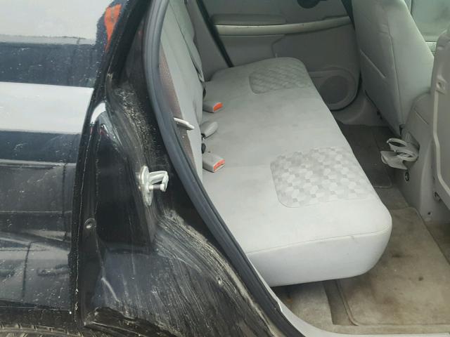 2CNDL63F056037202 - 2005 CHEVROLET EQUINOX LT BLACK photo 6