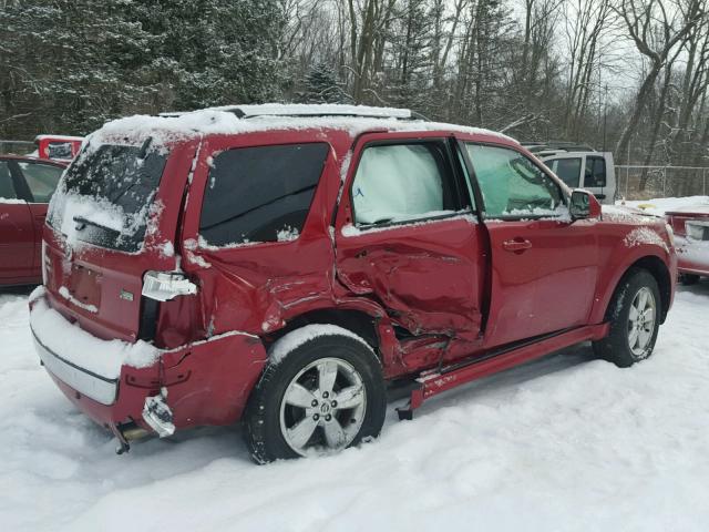 4M2CN9HG5BKJ05459 - 2011 MERCURY MARINER PR RED photo 4