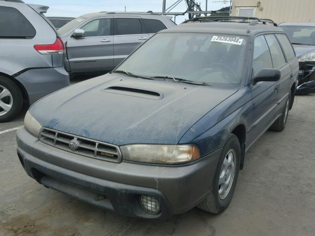 4S3BG6859V6644382 - 1997 SUBARU LEGACY OUT GREEN photo 2