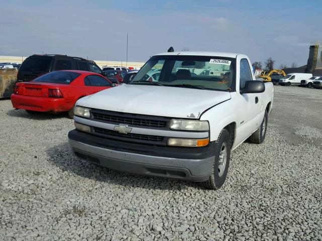 1GCEC14W71Z171911 - 2001 CHEVROLET SILVERADO YELLOW photo 2