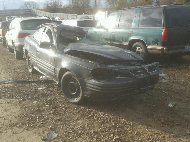 1G2NE52T2YM824599 - 2000 PONTIAC GRAND AM S BLACK photo 1