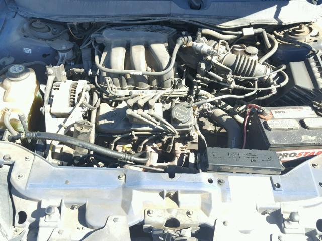 1FAFP53U84A107532 - 2004 FORD TAURUS SE BLUE photo 7