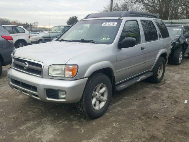 JN8DR09Y13W818276 - 2003 NISSAN PATHFINDER SILVER photo 2