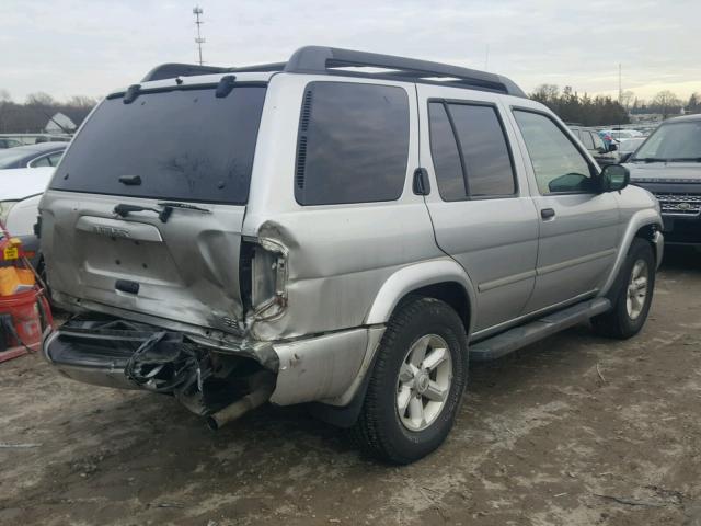 JN8DR09Y13W818276 - 2003 NISSAN PATHFINDER SILVER photo 4