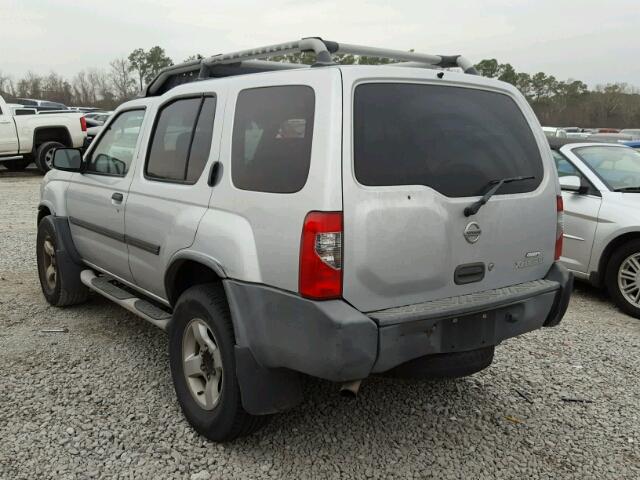 5N1ED28TX4C614929 - 2004 NISSAN XTERRA XE SILVER photo 3