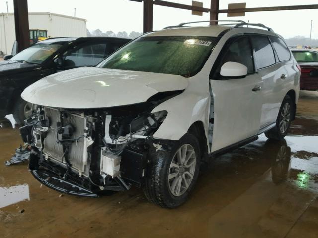 5N1AR2MN6FC651115 - 2015 NISSAN PATHFINDER WHITE photo 2