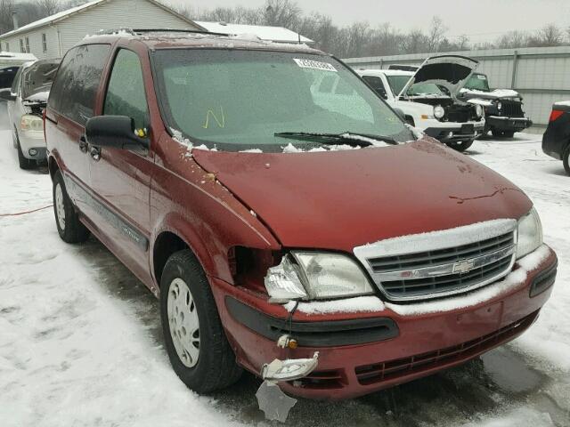 1GNDU03EX1D326158 - 2001 CHEVROLET VENTURE RED photo 1