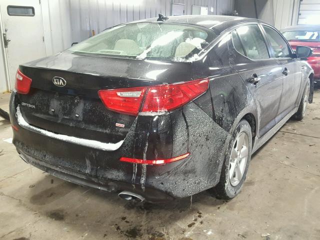 5XXGM4A79FG515754 - 2015 KIA OPTIMA LX BLACK photo 4