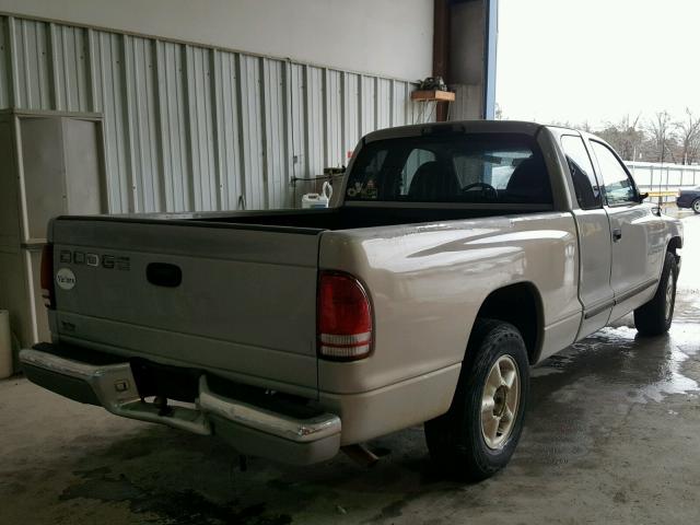 1B7FL22P0WS638317 - 1998 DODGE DAKOTA SILVER photo 4