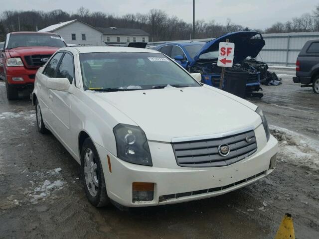 1G6DM577340108403 - 2004 CADILLAC CTS WHITE photo 1