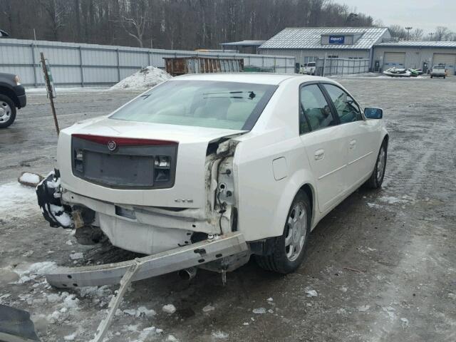 1G6DM577340108403 - 2004 CADILLAC CTS WHITE photo 4