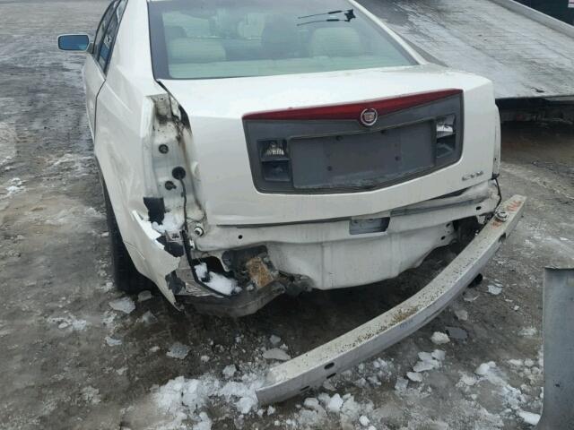 1G6DM577340108403 - 2004 CADILLAC CTS WHITE photo 9