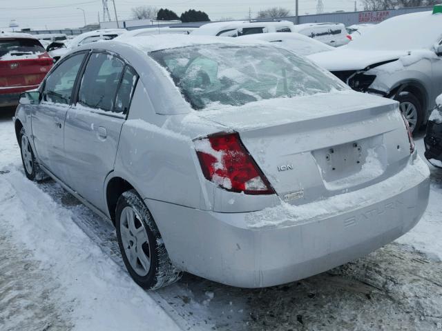 1G8AJ55F36Z113886 - 2006 SATURN ION LEVEL SILVER photo 3