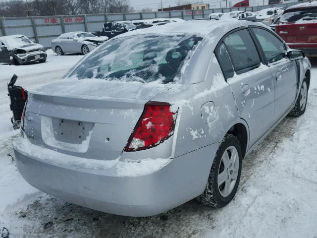 1G8AJ55F36Z113886 - 2006 SATURN ION LEVEL SILVER photo 4