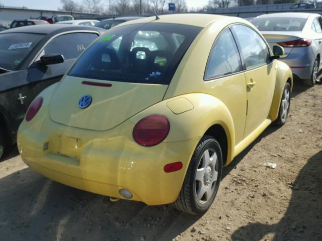 3VWCA21C4YM405850 - 2000 VOLKSWAGEN NEW BEETLE YELLOW photo 4