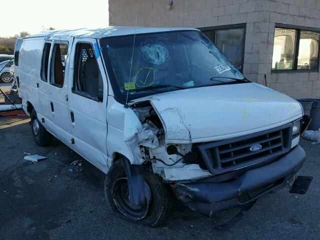 1FTNE24L05HA25366 - 2005 FORD ECONOLINE WHITE photo 9