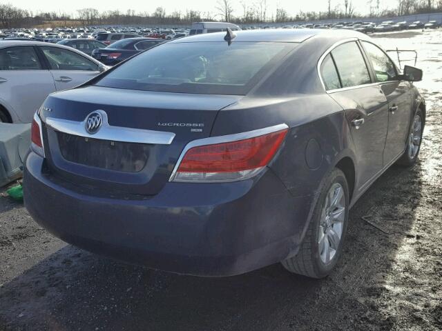 1G4GC5ED3BF324618 - 2011 BUICK LACROSSE C BLUE photo 4