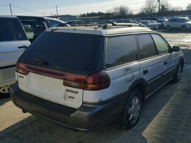 4S3BG6859X7626140 - 1999 SUBARU LEGACY OUT WHITE photo 4