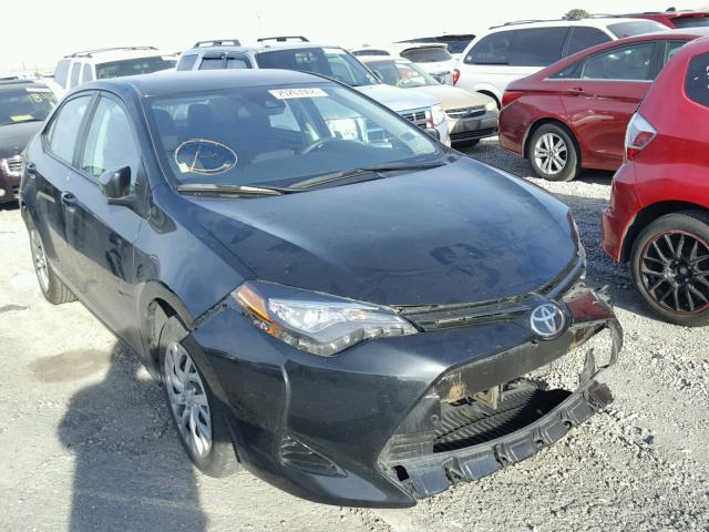 5YFBURHE2HP642674 - 2017 TOYOTA COROLLA L BLACK photo 1