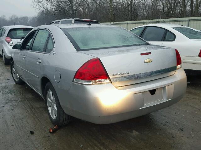 2G1WT58K069119324 - 2006 CHEVROLET IMPALA SILVER photo 3