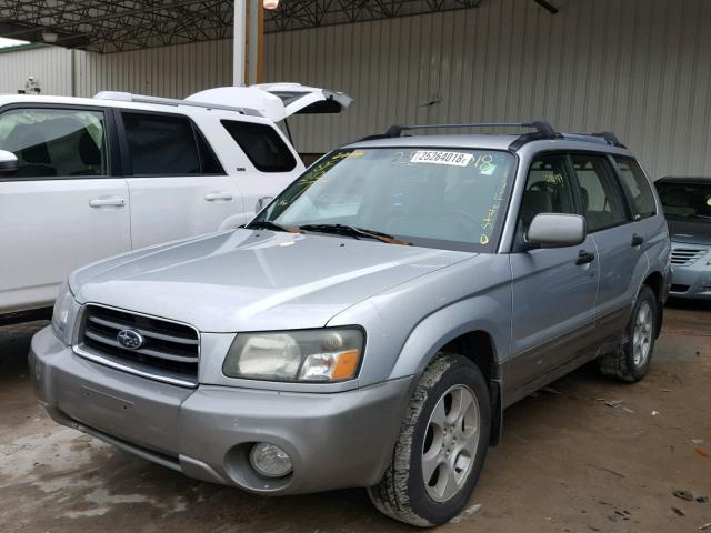 JF1SG65684H760422 - 2004 SUBARU FORESTER 2 SILVER photo 2