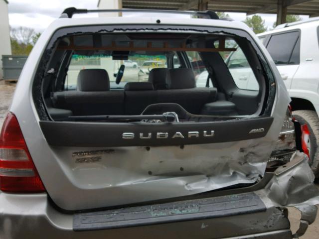 JF1SG65684H760422 - 2004 SUBARU FORESTER 2 SILVER photo 9