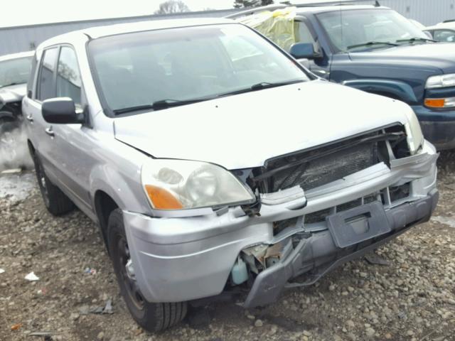 2HKYF181X3H551919 - 2003 HONDA PILOT LX SILVER photo 1