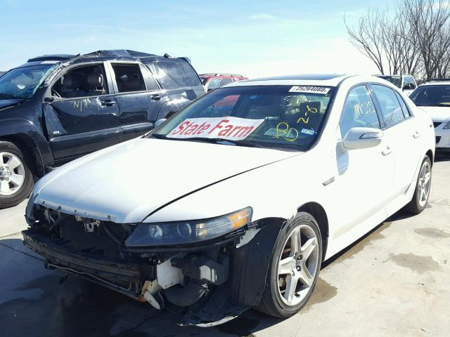 19UUA66264A042684 - 2004 ACURA TL WHITE photo 2