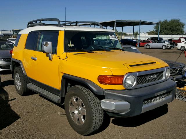 JTEBU11F470071939 - 2007 TOYOTA FJ CRUISER YELLOW photo 1