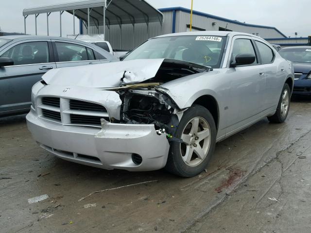 2B3KA43G78H234439 - 2008 DODGE CHARGER SILVER photo 2