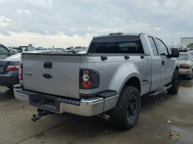 1FTPX02544KD35971 - 2004 FORD F150 SILVER photo 4