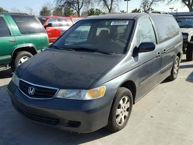 5FNRL18683B097726 - 2003 HONDA ODYSSEY EX GREEN photo 2