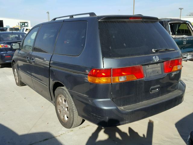 5FNRL18683B097726 - 2003 HONDA ODYSSEY EX GREEN photo 3