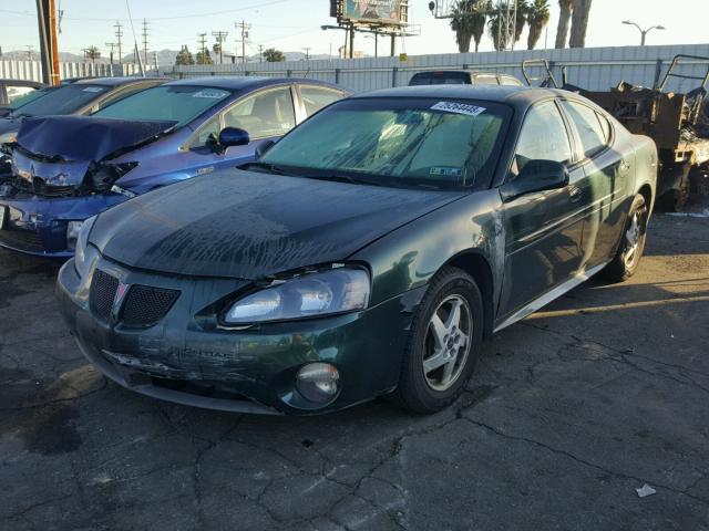 2G2WP522841126400 - 2004 PONTIAC GRAND PRIX GREEN photo 2