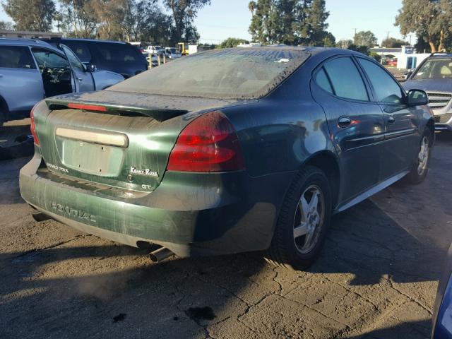 2G2WP522841126400 - 2004 PONTIAC GRAND PRIX GREEN photo 4