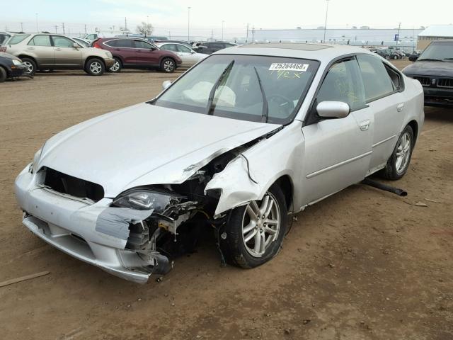 4S3BL626857228315 - 2005 SUBARU LEGACY 2.5 SILVER photo 2